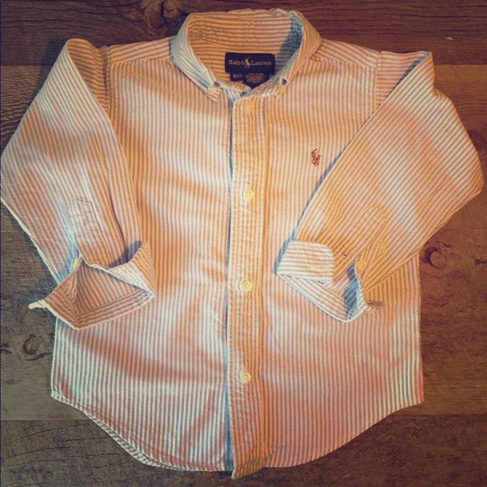 Ralph Lauren Toddlers Button Down. Size 3T